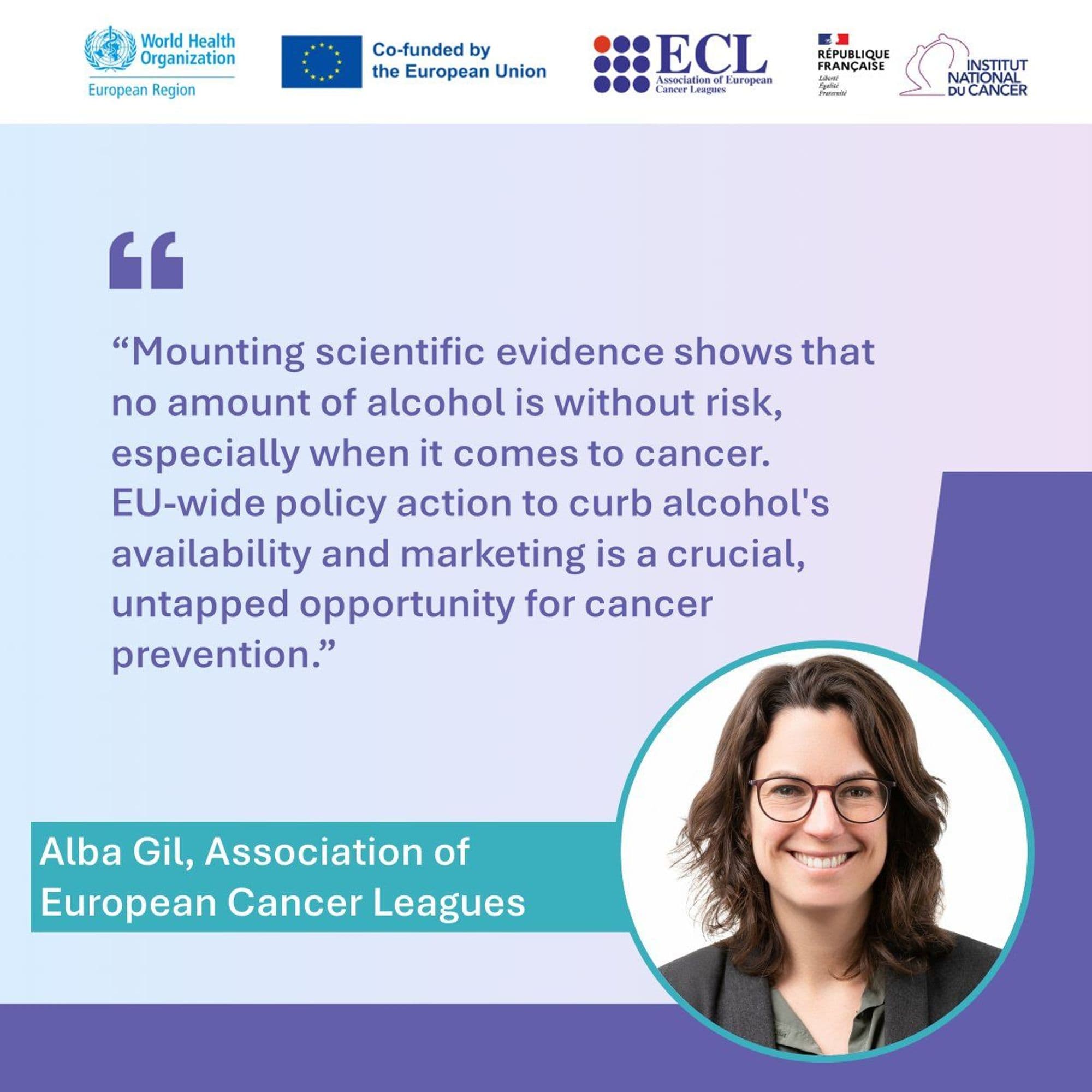 Alba Gil, Association of European Cancer Leagues
