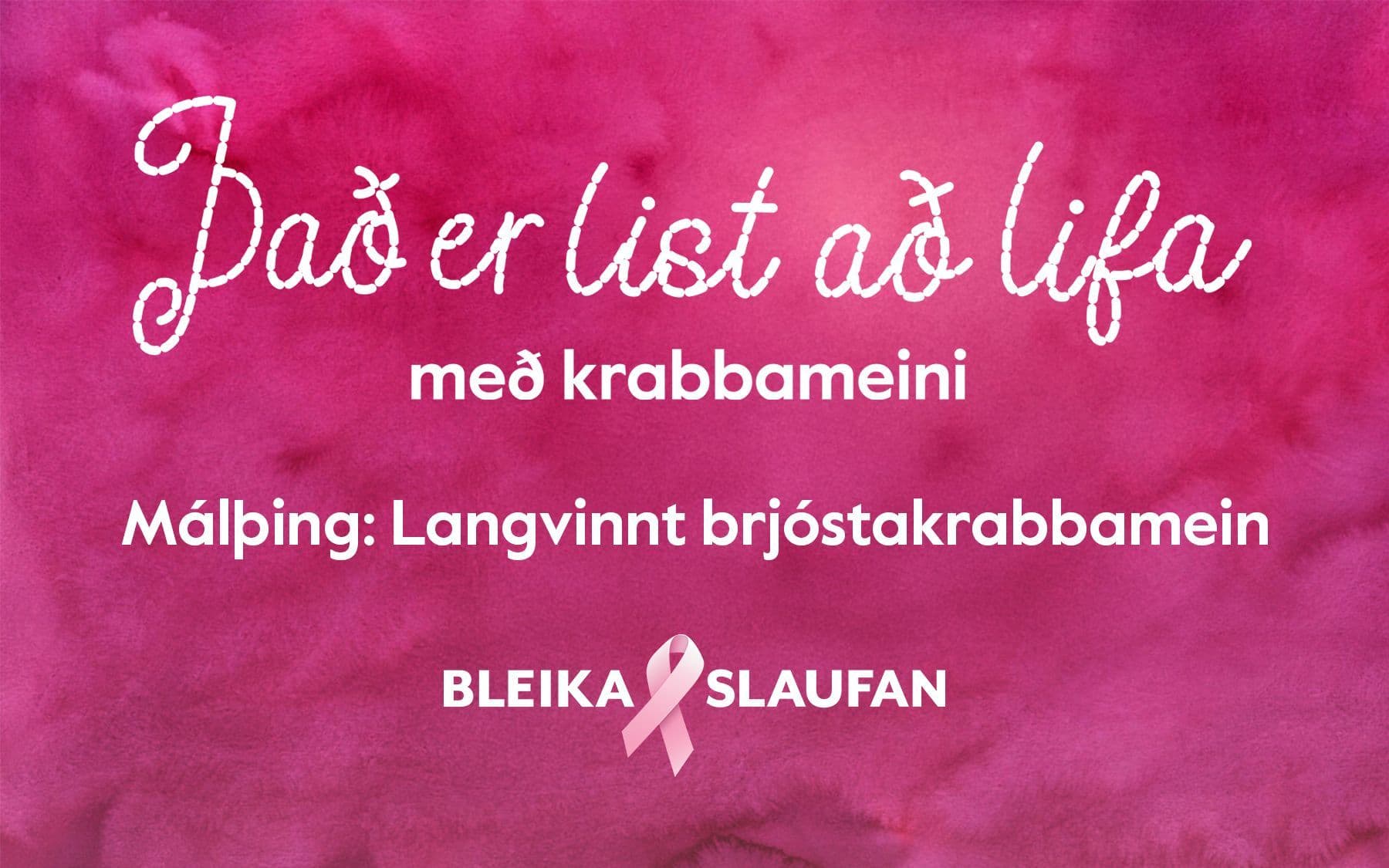 Bleikt málþing 2024