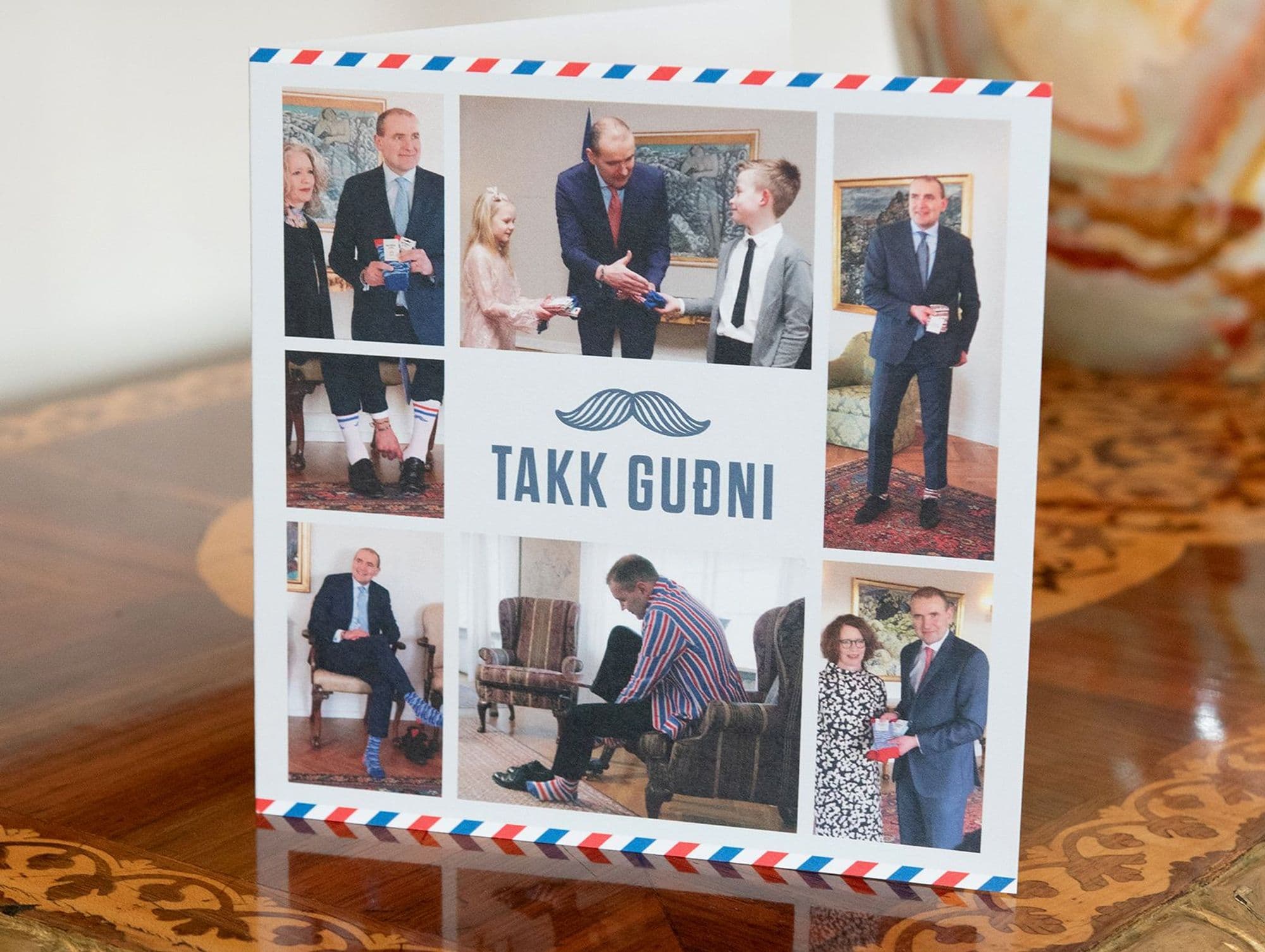 Forsetinn fær fyrsta parið
