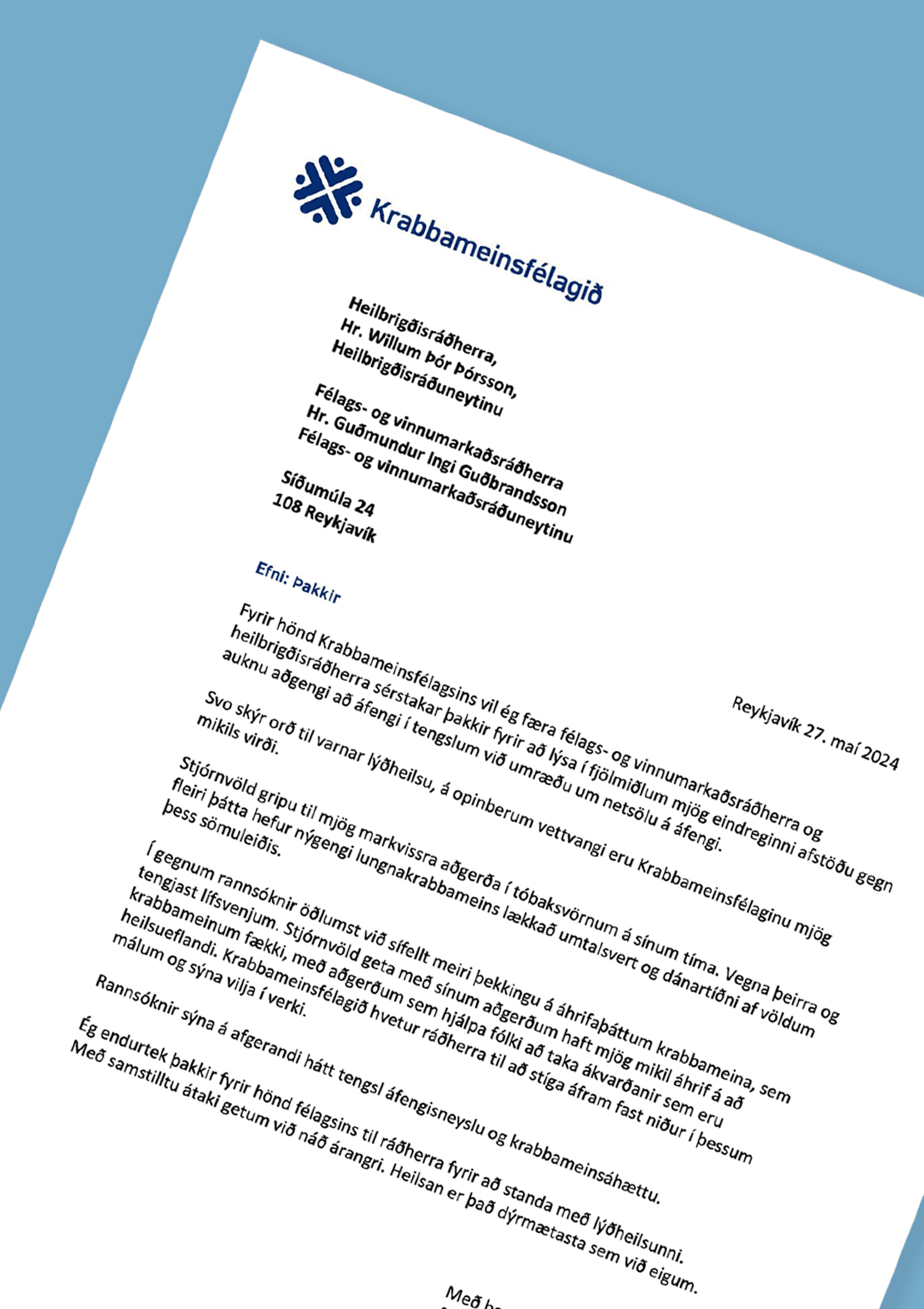 Heilbrigdisradherrabref