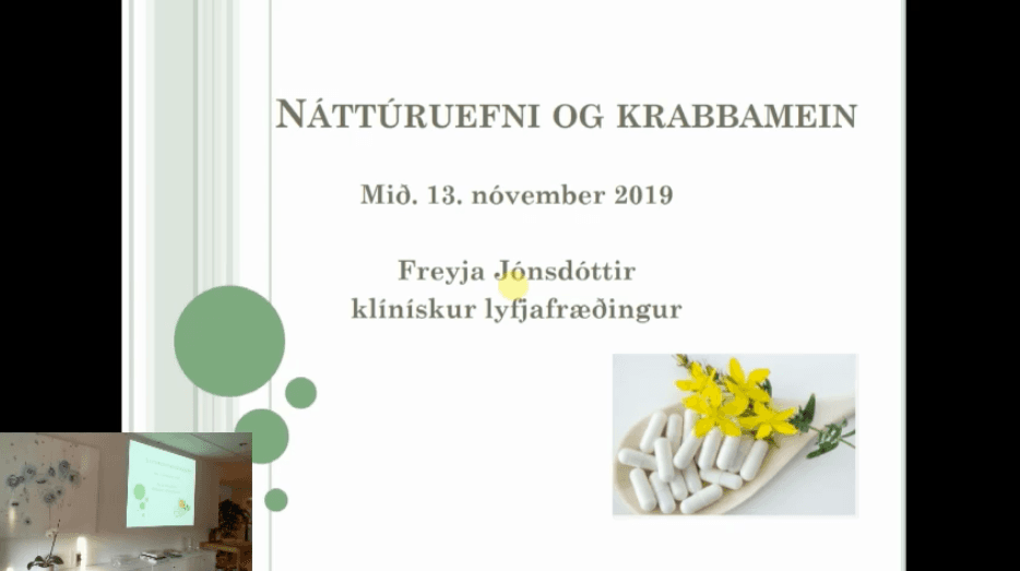 Náttúruvörur og krabbamein