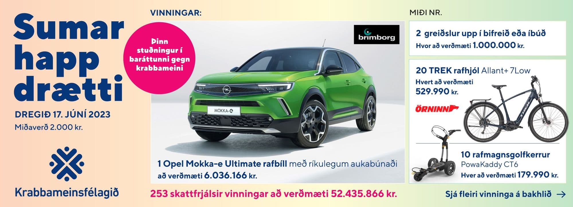 Sumarhappdrætti 2023