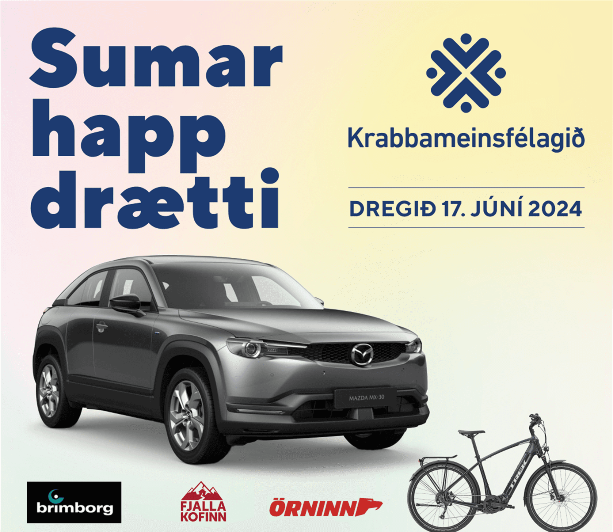 Sumarhappdrætti Krabbameinsfélagsins 2024