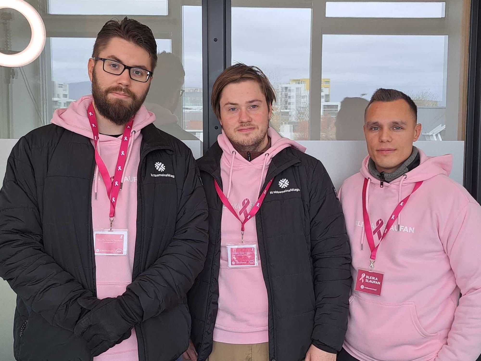 Á myndinni eru (frá vinstri)  Björgúlfi, Arnþóri og Friðrik.