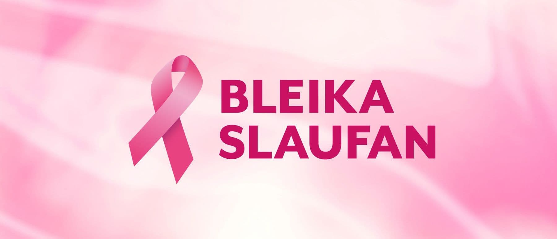 Bleika slaufan - slide grunnur